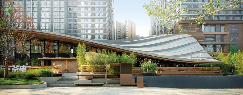 không gian quán cafe