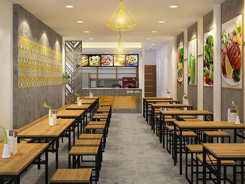 Thiết kế nhà hàng ăn uống bình dân