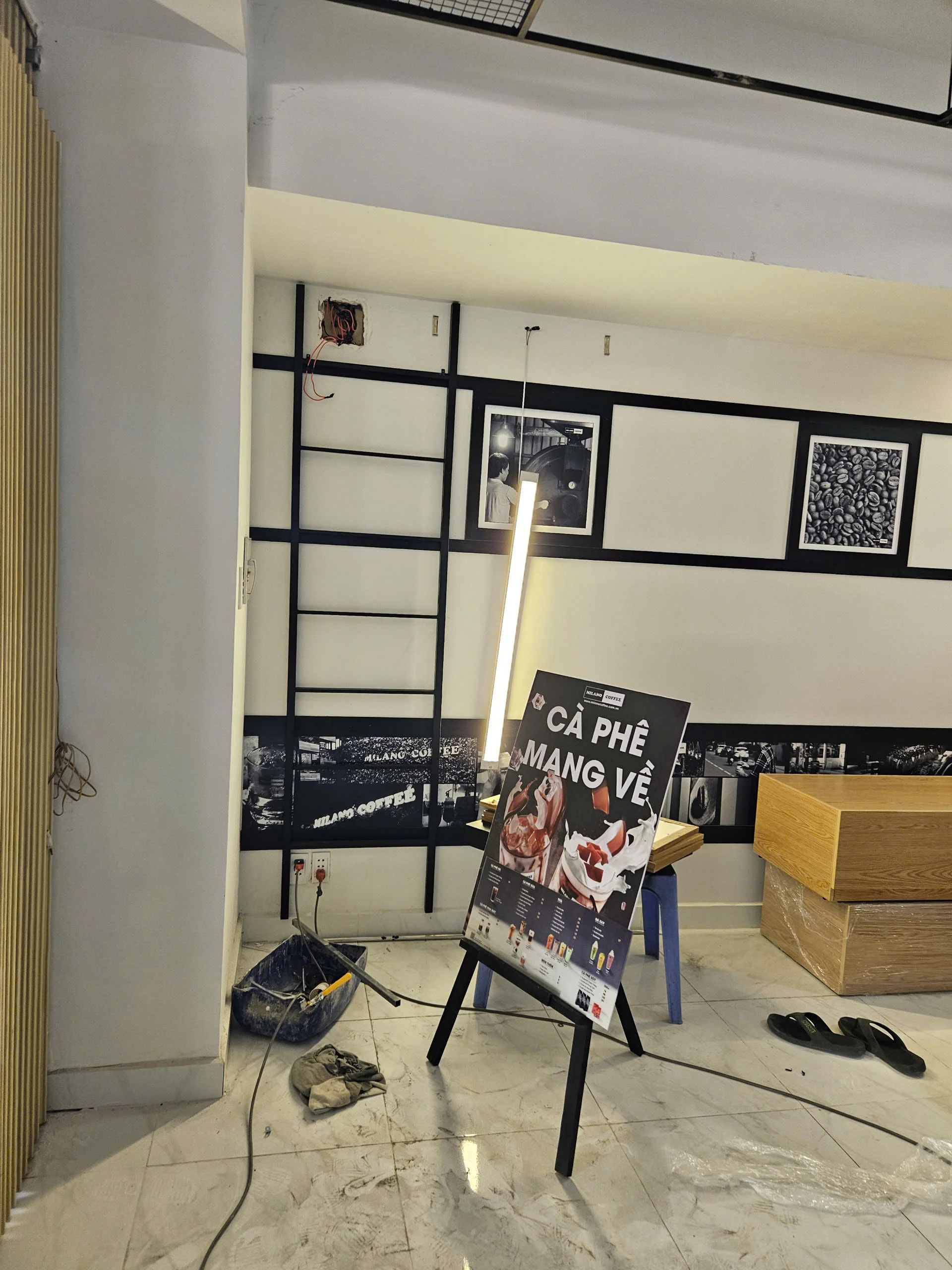 Thiết kế và thi công nội thất Milano Coffee