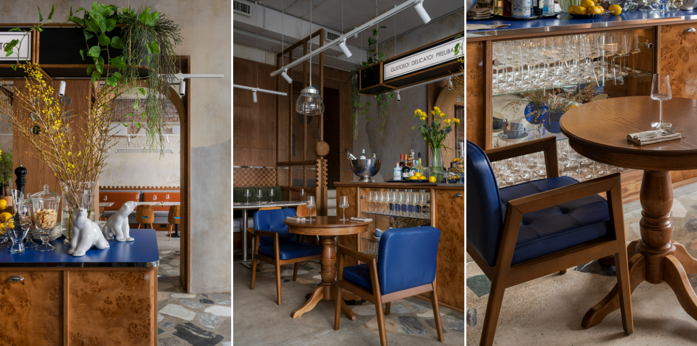 Trang trí nội thất nhà hàng Vintage