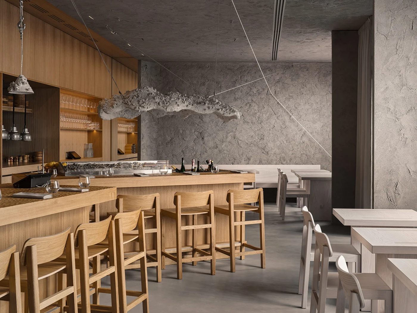 Thiết kế nội thất nhà hàng