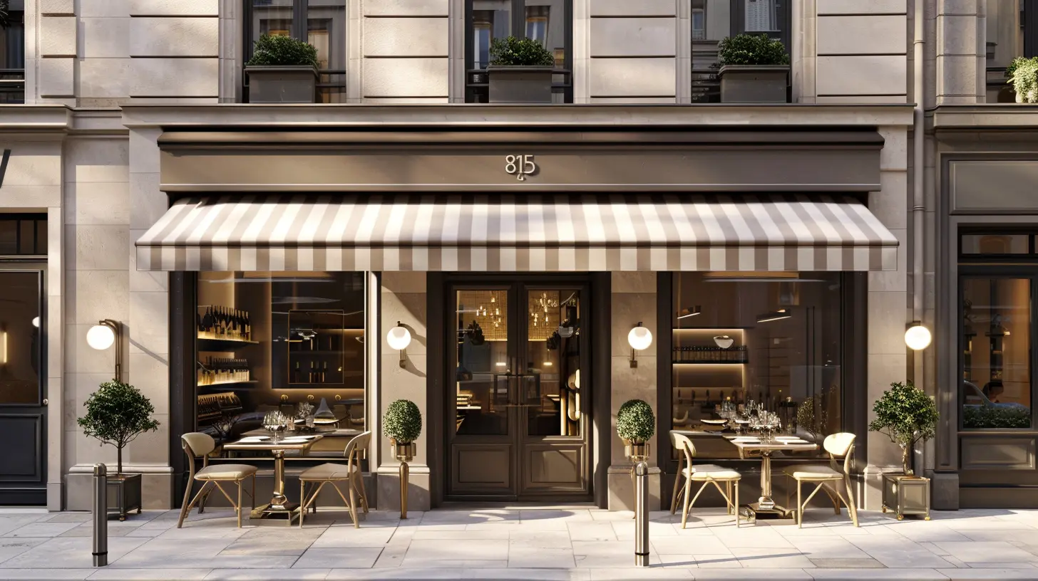 thiết kế nhà hàng Pháp