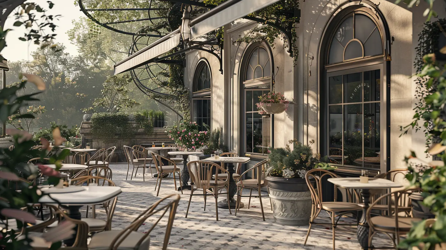 thiết kế nhà hàng Pháp