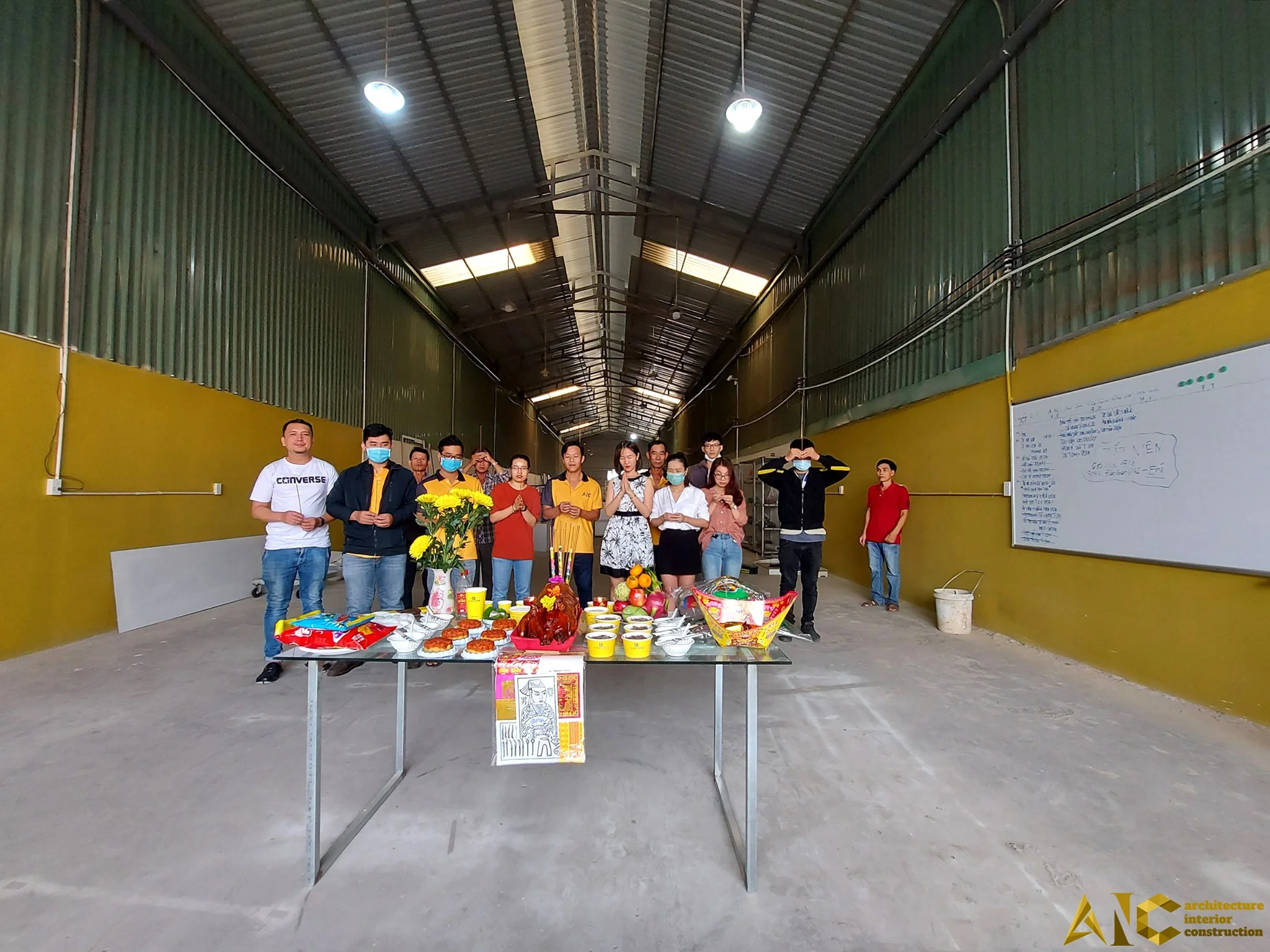 Lễ cúng động thổ khi thi công công trình