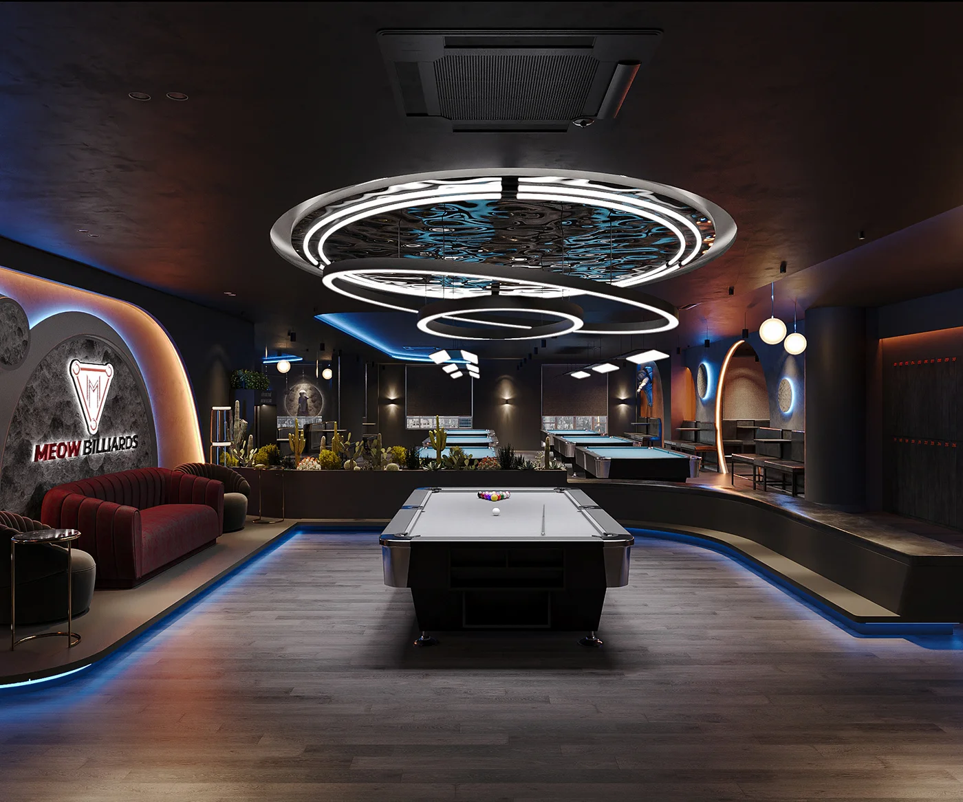 Thiết kế nội thất bar-lounge