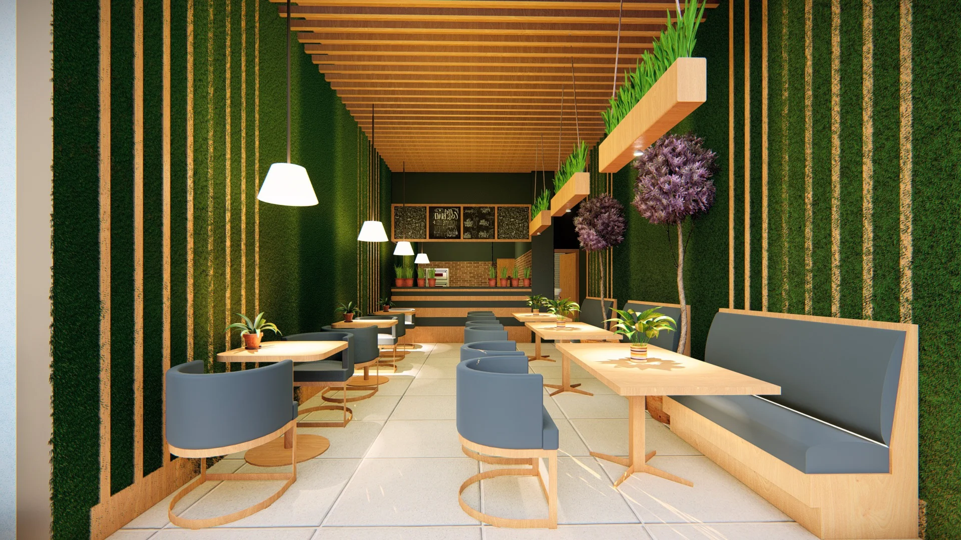 thiết kế nhà hàng 150m2