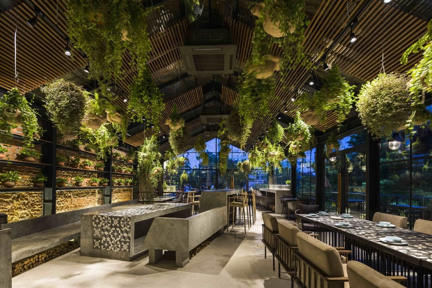 Thiết kế không gian nhà hàng chay