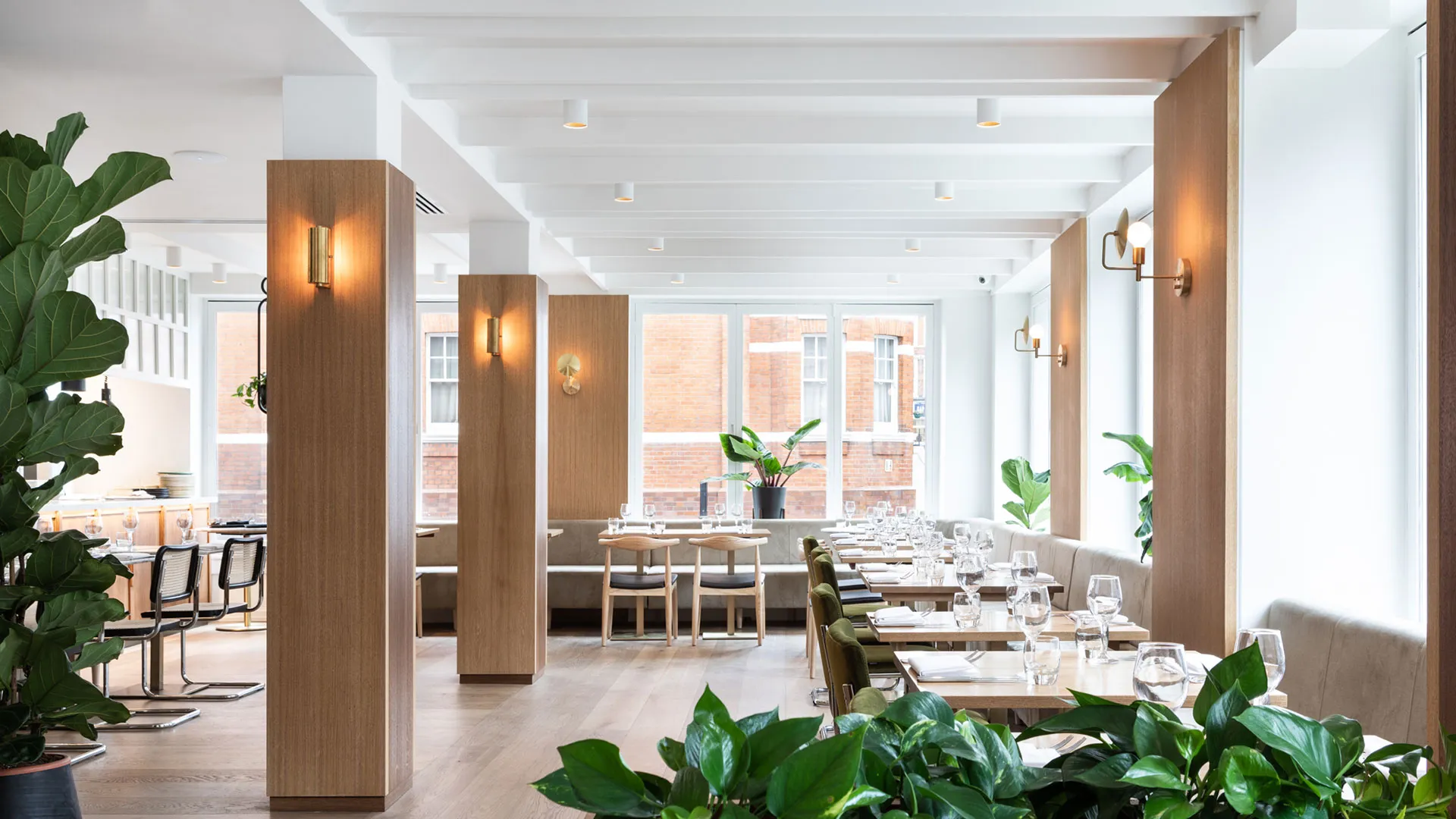 vật liệu ứng dụng vào nhà hàng chay