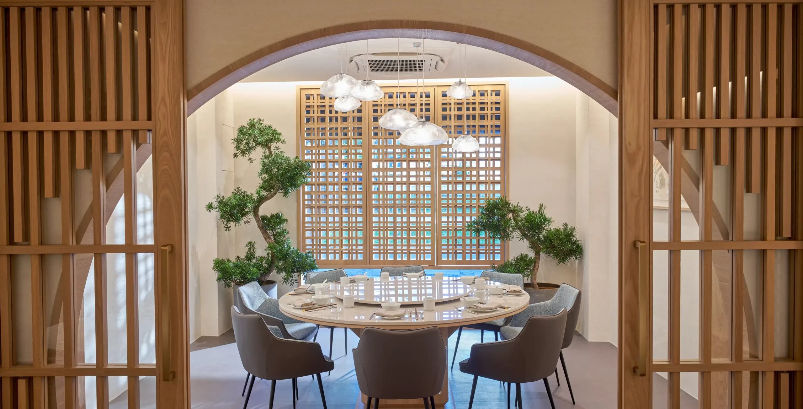 màu sắc nhà hàng chay