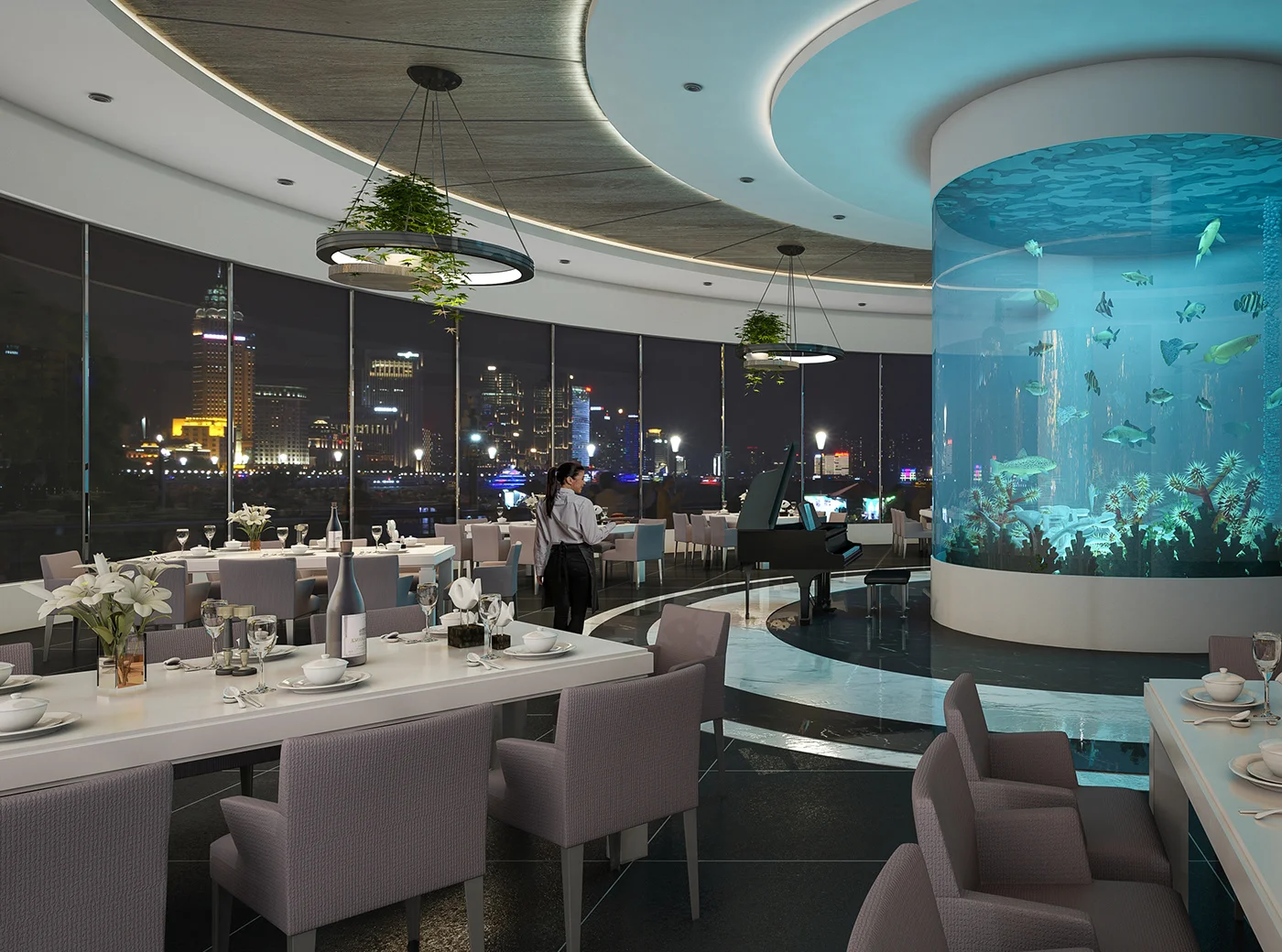 Thiết kế màu sắc cho nhà hàng