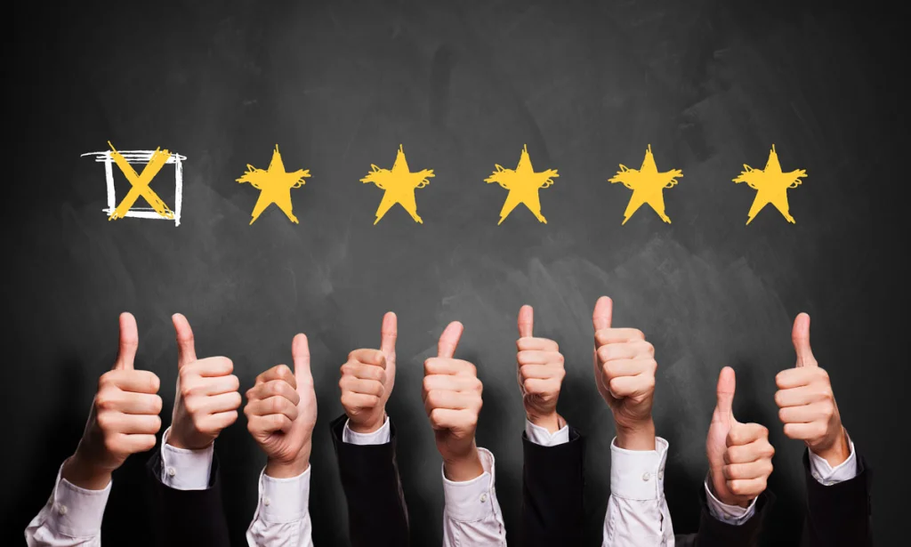 SỰ HÀI LONG CỦA KHÁCH HÀNG