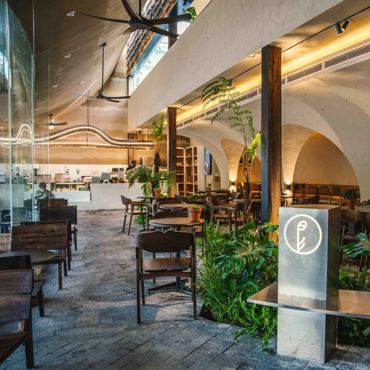 vật liệu quán cafe