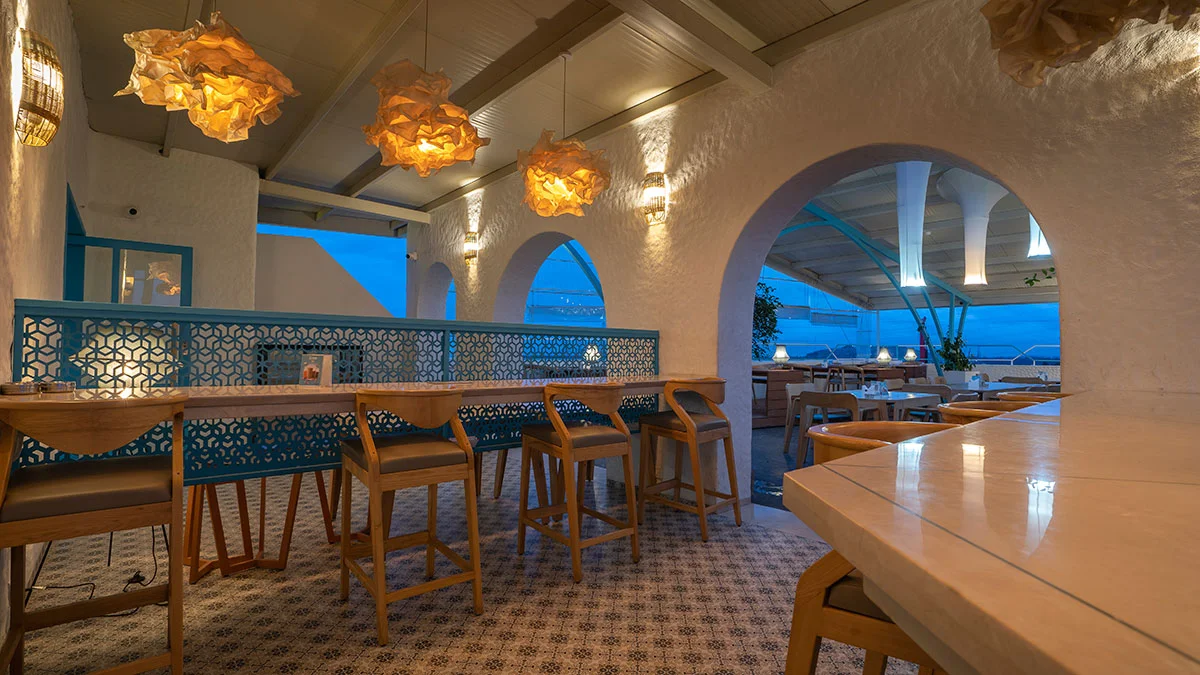 Không gian quán cafe rooftop