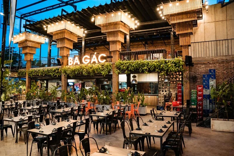 Không gian quán ăn gia đình