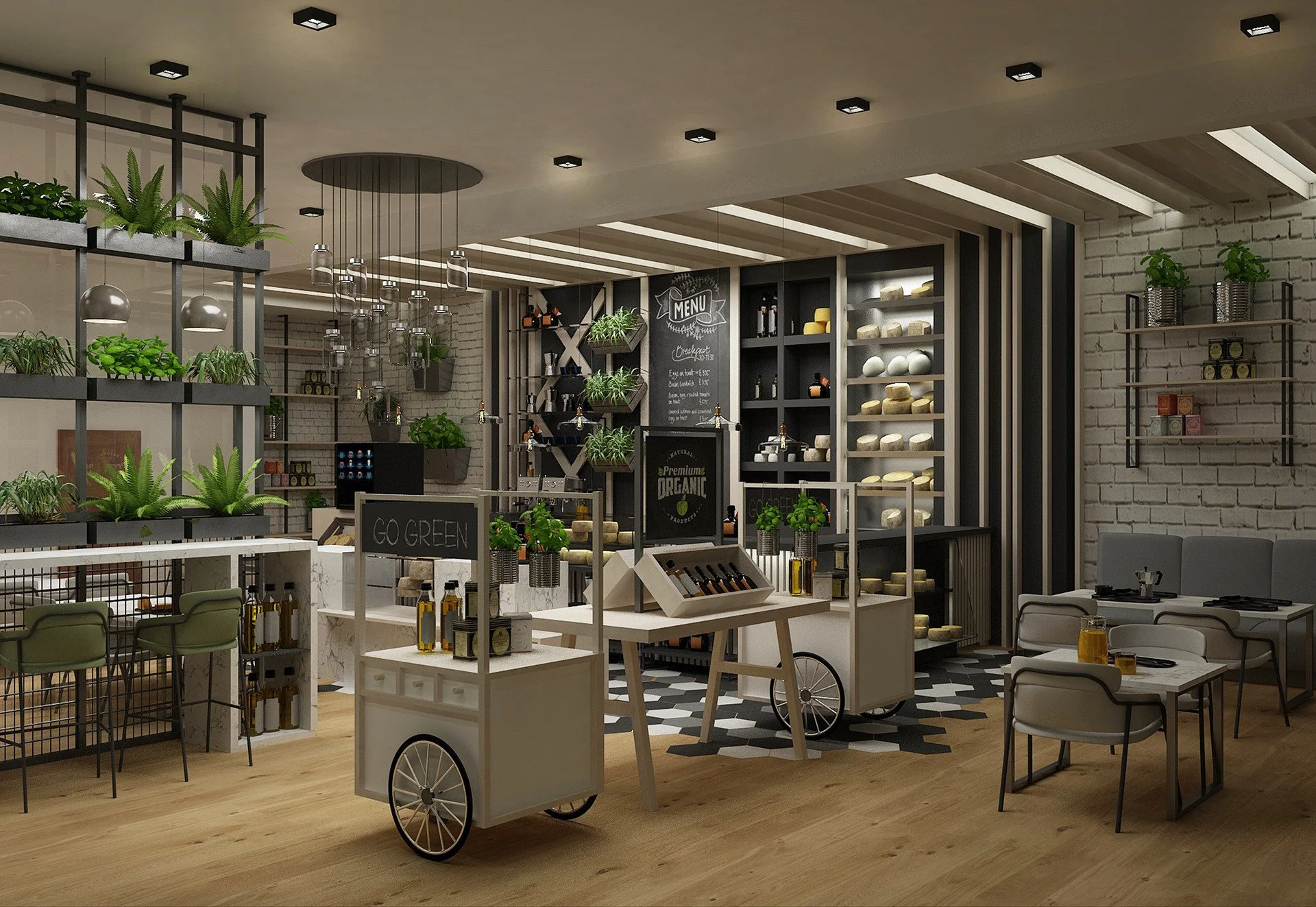 mà sắc nhà hàng xanh