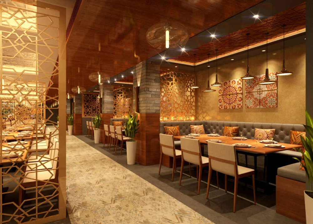 thiết kế nhà hàng xanh