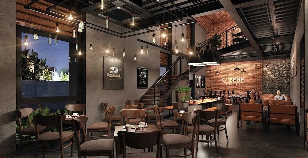 quán cafe tiền chế