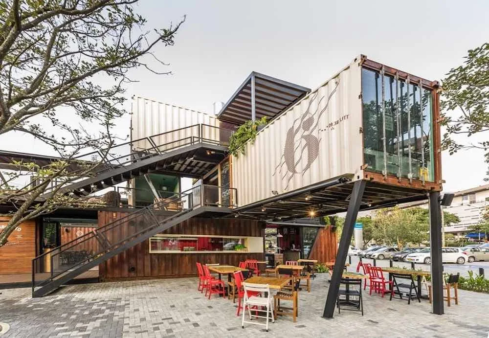 Thiết kế quán cafe tiền chế