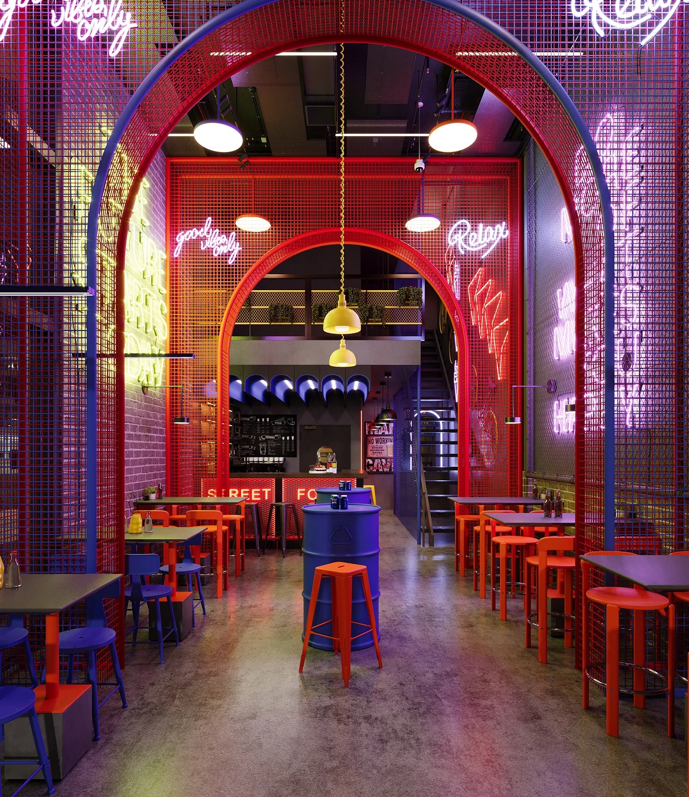 thiết kế nội thất quán nhậu hàn quốc