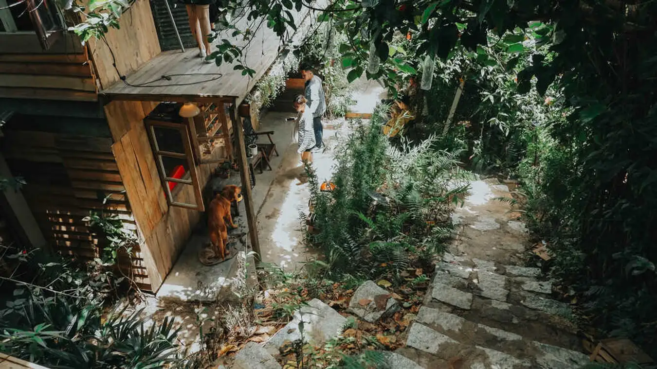 Không gian quán cafe