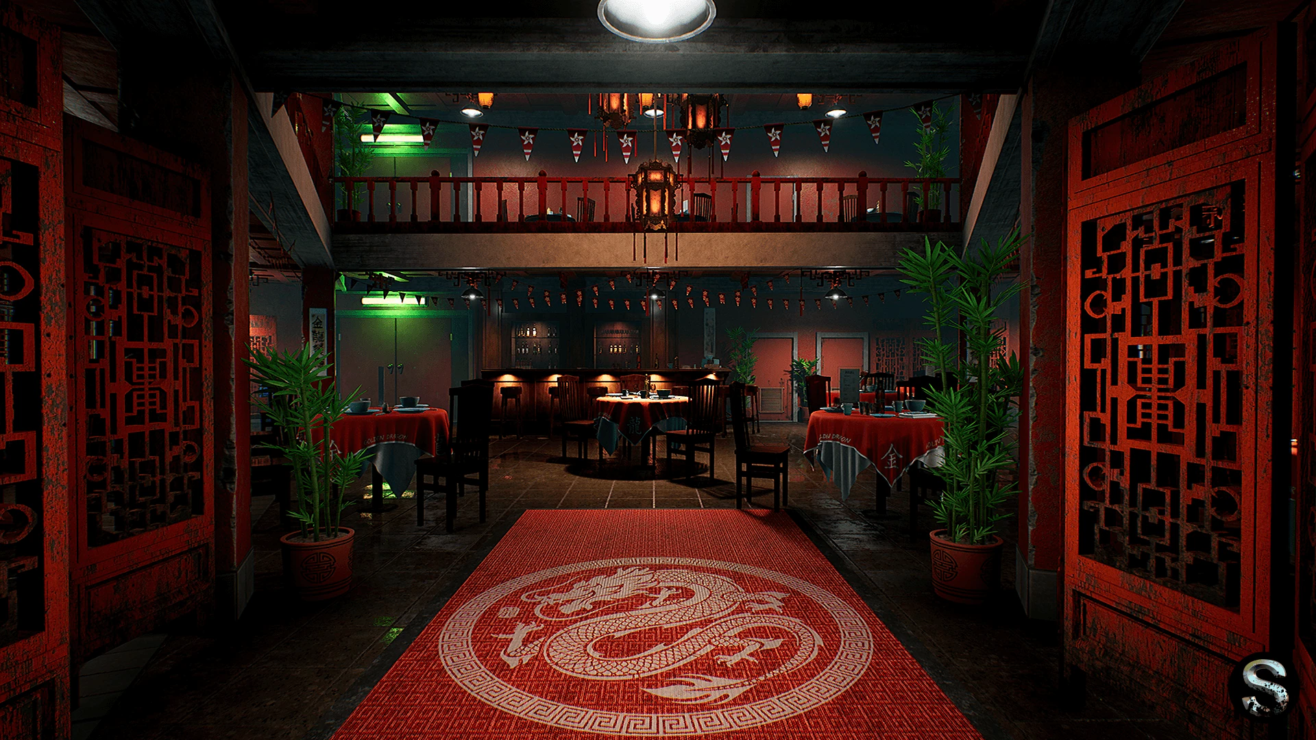 Nội thất nhà hàng Châu Á